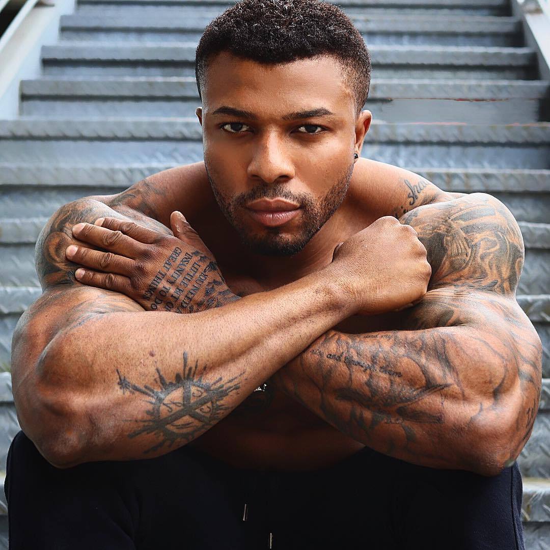 Hot Black Men With Tattoos