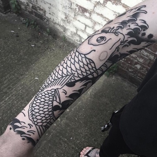 holymountaintattoo:Tattoo by James Armstrong