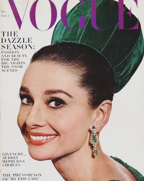 rareaudreyhepburn:Audrey Hepburn Vogue covers. 1. Vogue Paris...