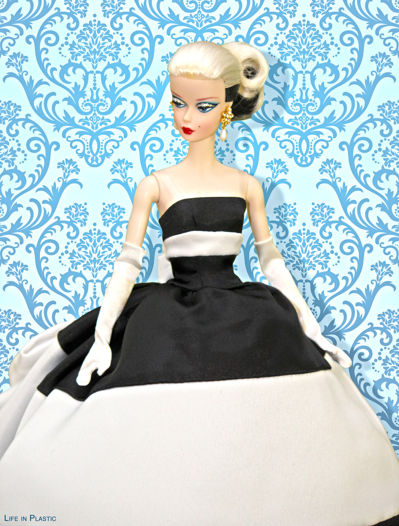 barbie black and white forever doll