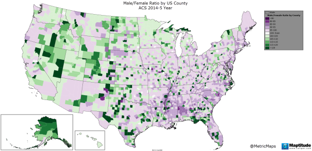 us-county-male-female-ratio-maps-on-the-web