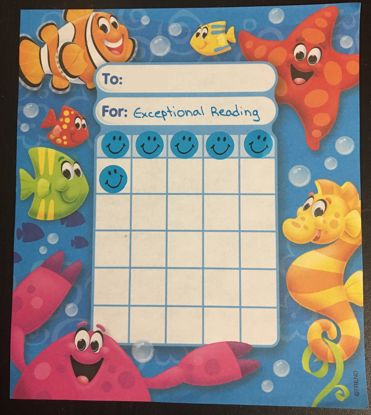 Sticker Chart for Reading! I’m still deciding what... - Adventures In