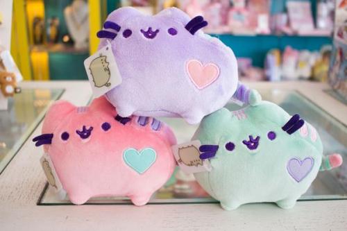 Pusheen with pastel fur is so cute!These are available online...