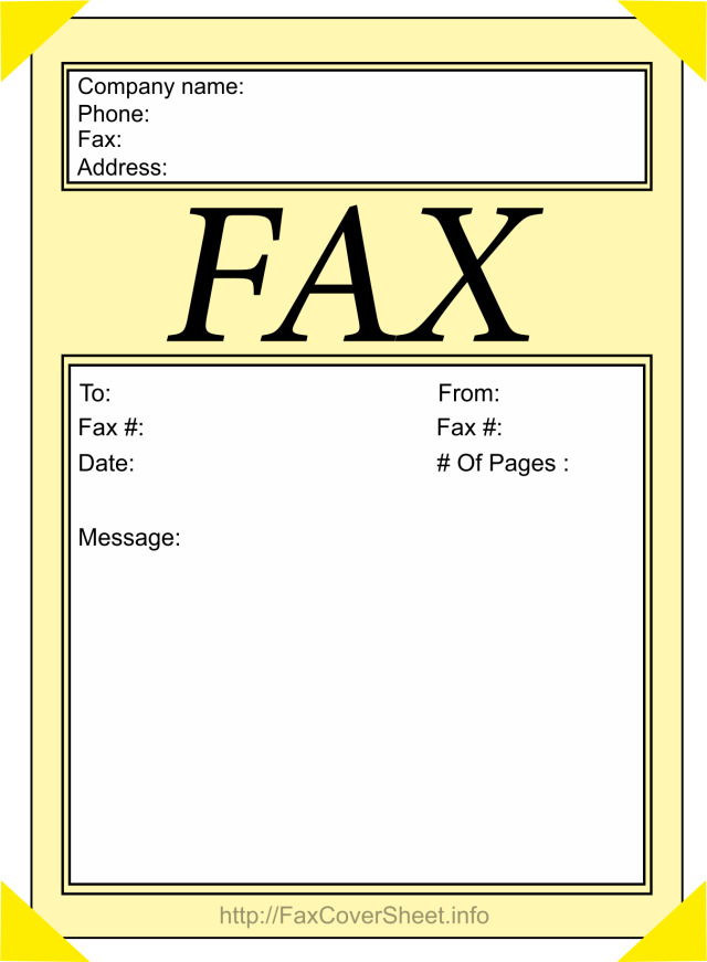 free templates printable fax cover sheet download