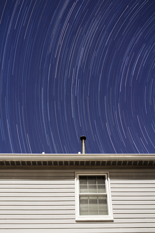 photography photographers on tumblr original photographers sky dramatic sky stars house window moonlight long exposure multiple exposure star trail timelapse
