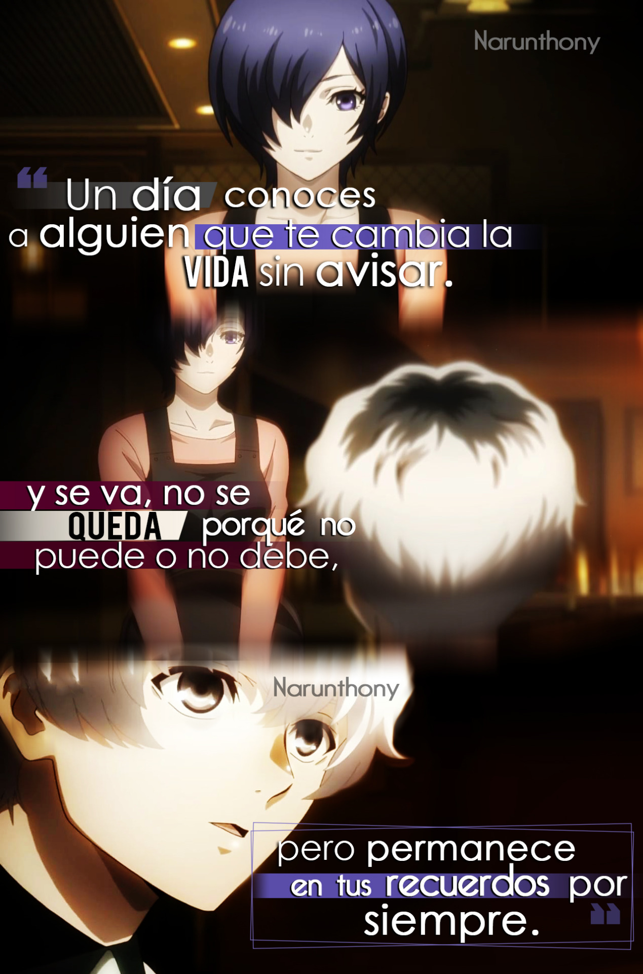 Frases De Anime Y Un Dia Conoces A Alguien Que Te Cambia La