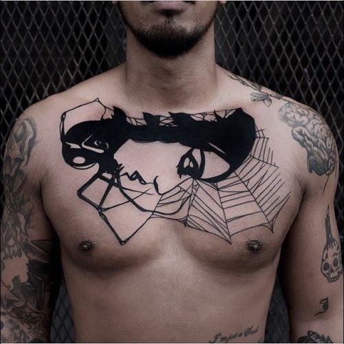 By @thewolfrosario To submit your work use the tag #btattooing...