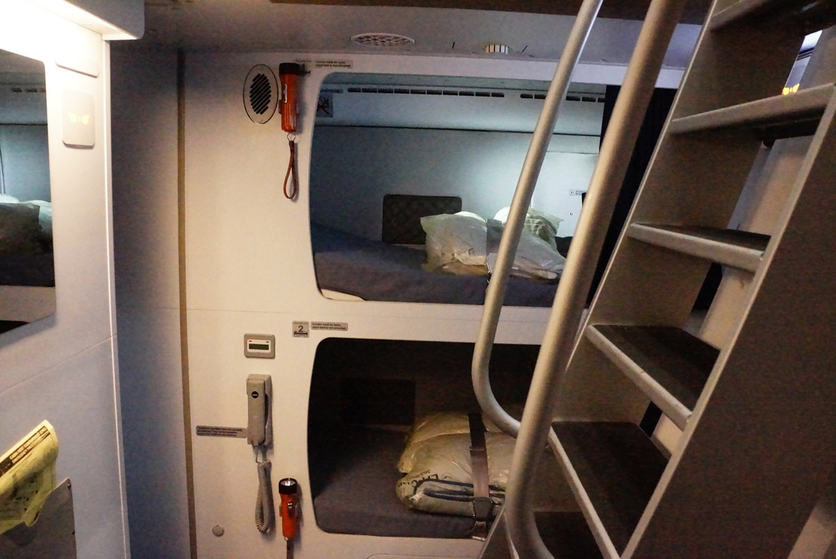 Airbus A380 Lufthansa Airbus A380 Below Deck Cabin Crew Rest