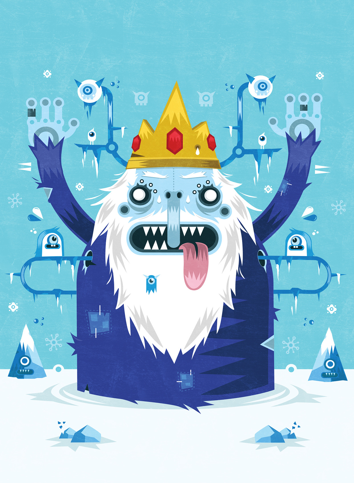 Adventure Time Fan Art Ice King! Created by...