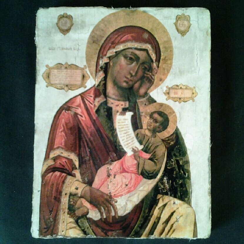 Old Orthodox Icons - Replica of old orthodox icon: Mother of God...