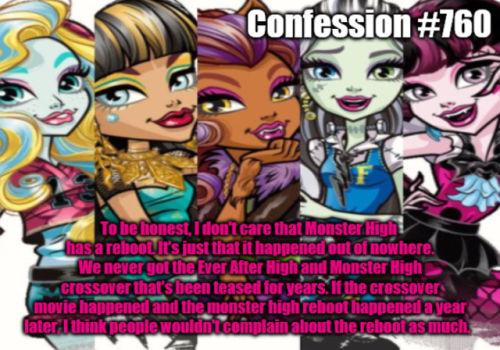 monster high ever after high crossover