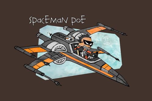 tiefighters:Spaceman Poe -  Calvin and Hobbes MashupArt by...