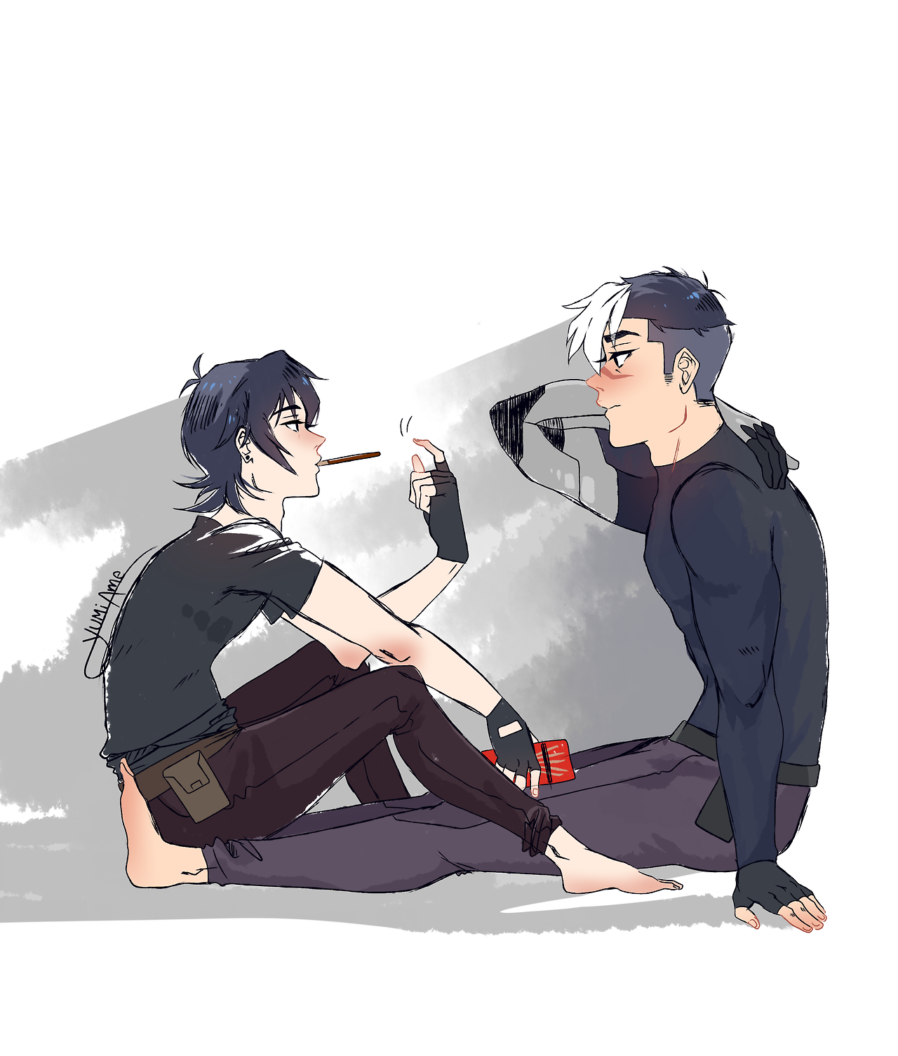 YumiAmes Art Blog Keith Wants To Play The Pocky Game With His