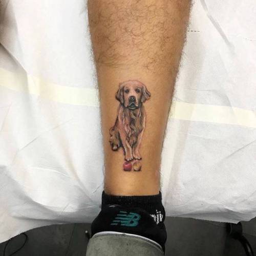 17 Gorgeous Golden Retriever Tattoos - Page 3 of 6 - PetTime | Golden  retriever tattoo, Tattoo artists, Tattoos