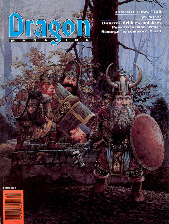 Dragon magazine #129 ~ TSR (January 1988) [EDIT]...