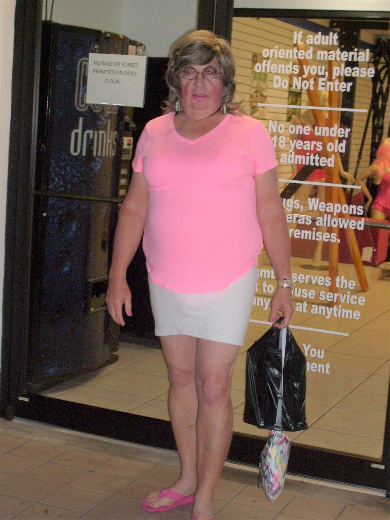 1280px x 1707px - Crossdressing In Public â€” Sissy boi sent to the porn store