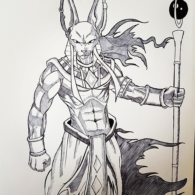 37RG37 — Beerus drawing☺ What do u think😉