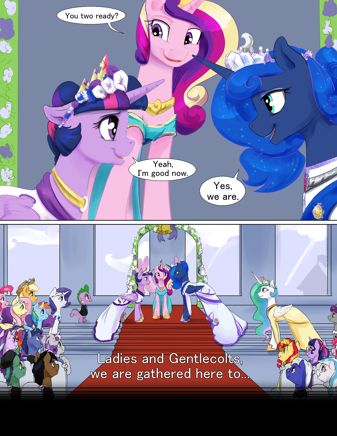 The Royal Sketchbook - Page 3 The ceremony begins! Seeing Luna and her...