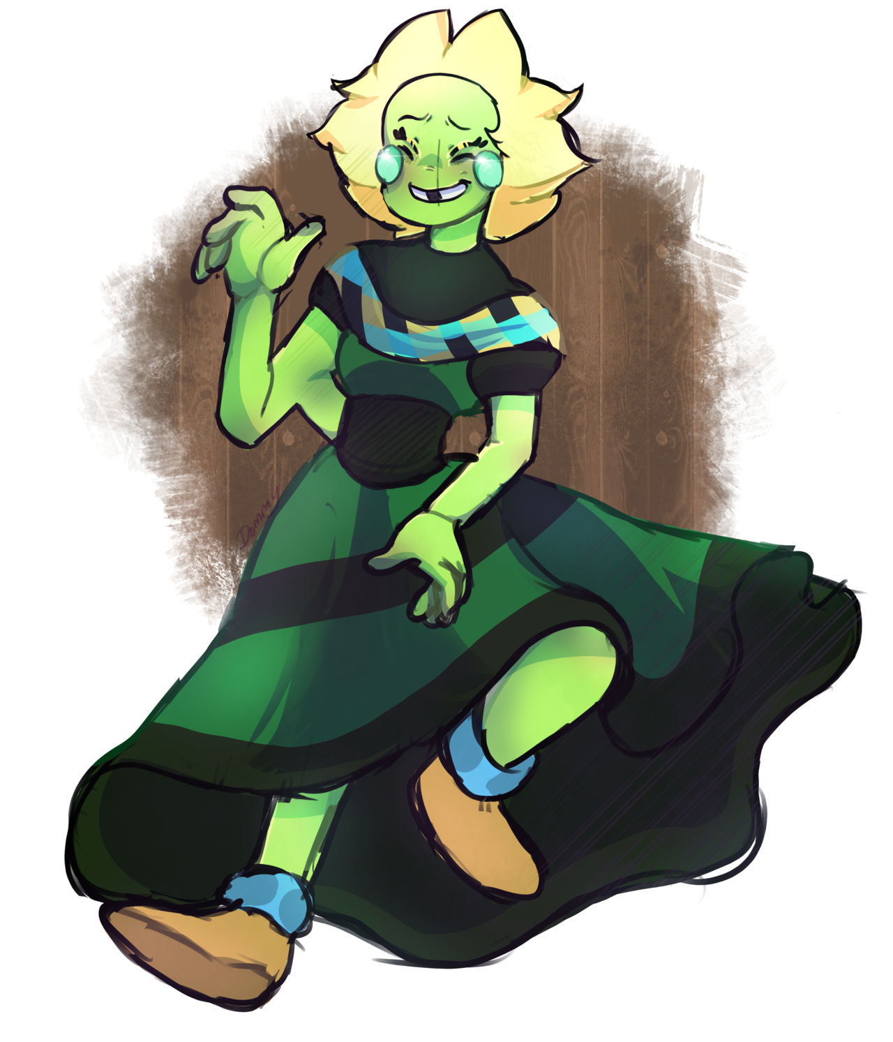 Jade!! I love the new fusion. But I wish her name was peridot instead. 🌸💞💕