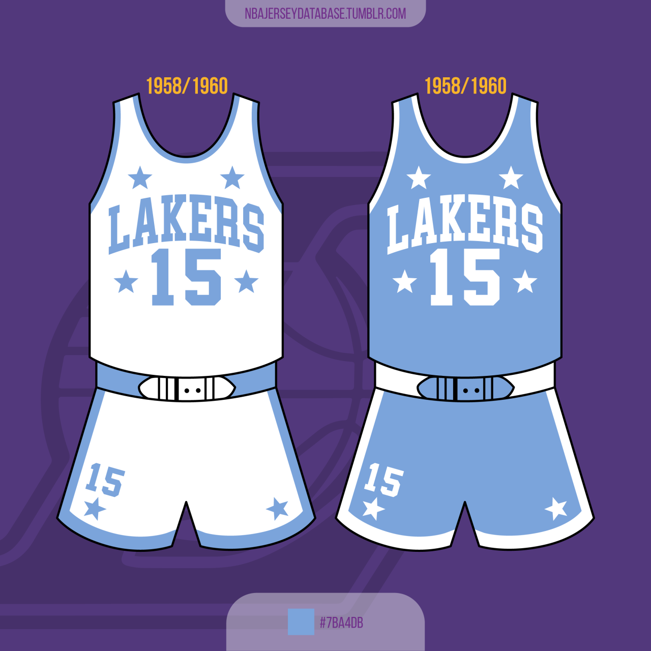 1960 lakers jersey