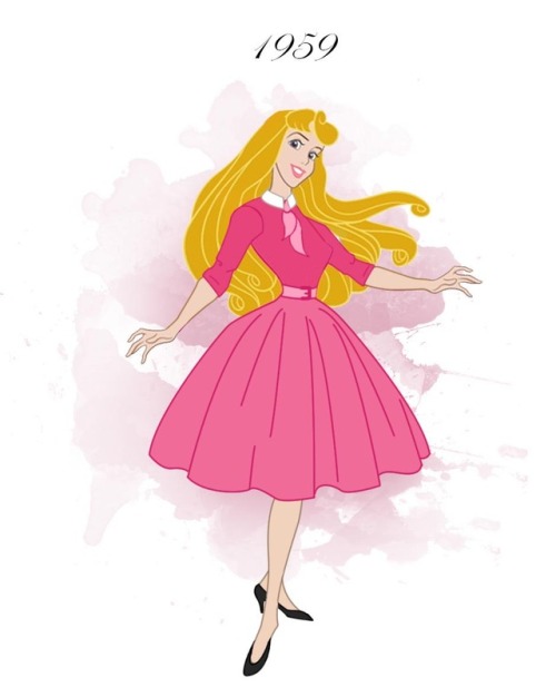 bibbidy-bobbidy-bitch:Disney Princesses and fashion of the...