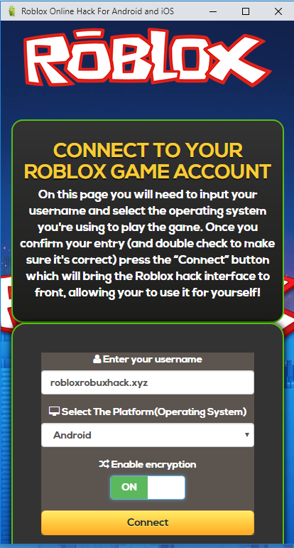 Free Robux Generator Only Username