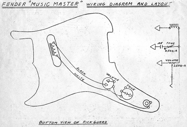 fender musicmaster bass schematic