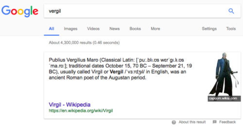 footnotestoplato:interesting fact if you google vergil on safari...