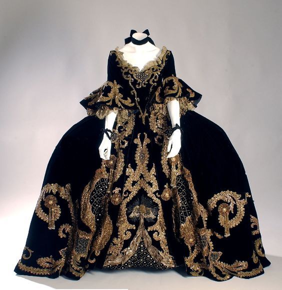 Ephemeral Elegance — 18th Century Court Gown Costume, 1938 Worn by...