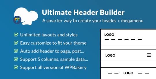 Ultimate Header Builder v1.5.4 - Addon WPBakery Page Builder Nulled