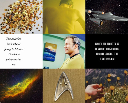 coffee-in-that-nebula:A James T. Kirk (TOS) aesthetic I made...