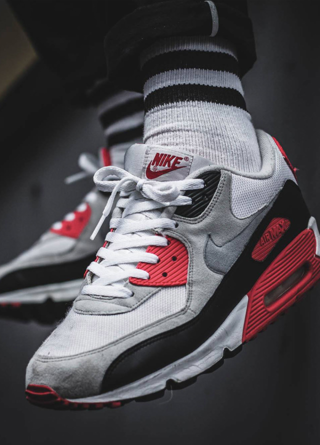 Nike Air Max 90 ‘Infrared’ (by sixnine) – Sweetsoles – Sneakers, kicks ...