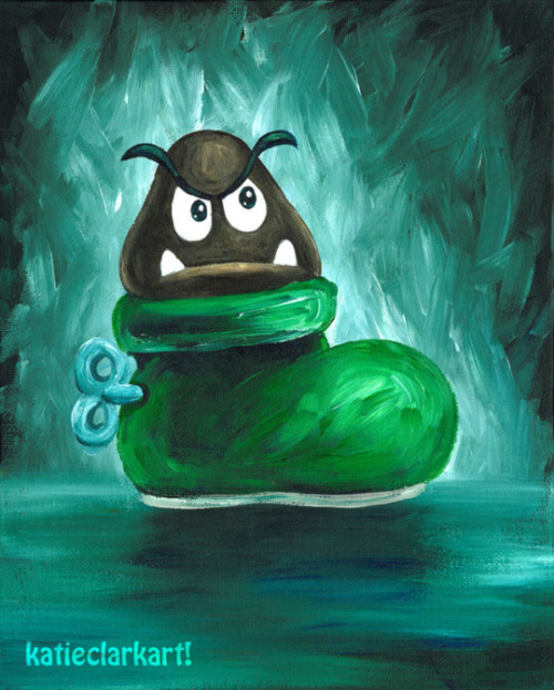 retrogamingblog:Super Mario Paintings made by Katie...