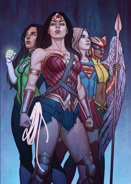 wwprice1:Badass women of the DCU by Jenny Frison.