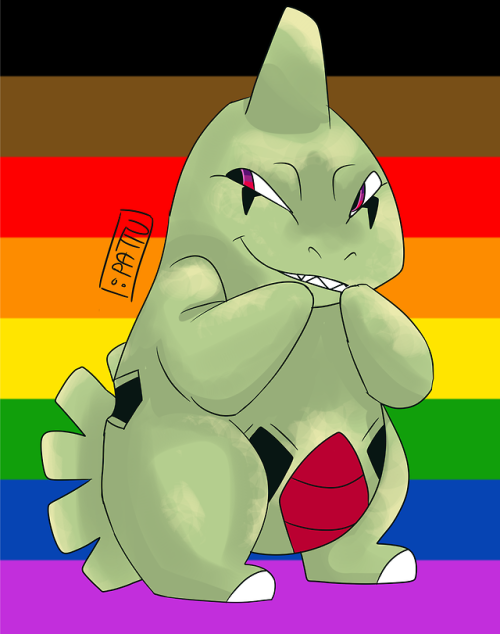 Larvitar is pride month’s community day pokemon,...