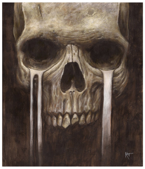 pixelated-nightmares:SKULL by katcanales