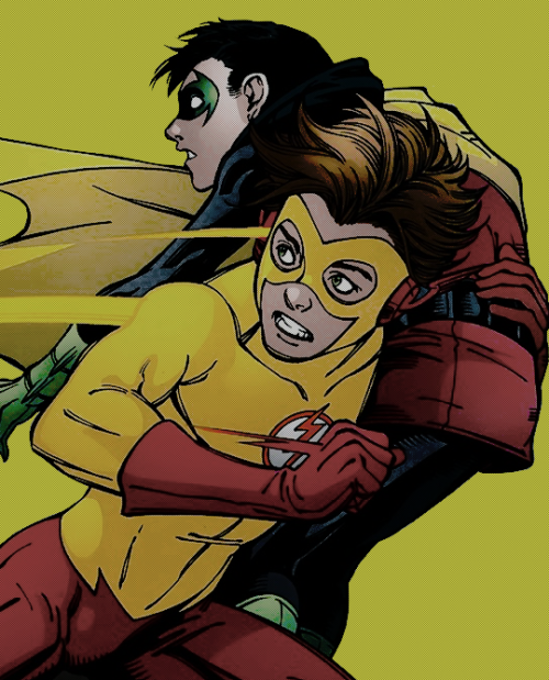 batmann:Bart Allen and Damian Wayne in Red Robin #20