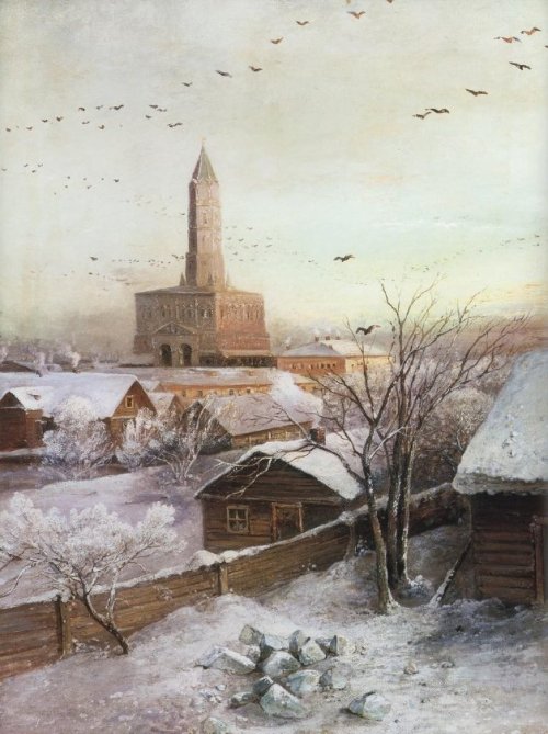 russian-style:
â€œ Alexey Savrasov - The Sukharev Tower (Moscow), 1872
â€
