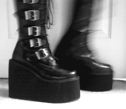 goth boots on Tumblr