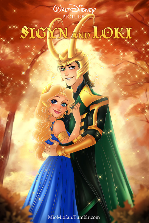 miomiofan:Loki and Sigyn in Disney world~P.S.: I want a...