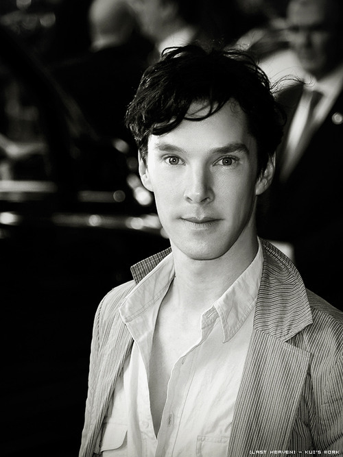 Addicted to Benedict Cumberbatch. • kworking: Just some black and white ...