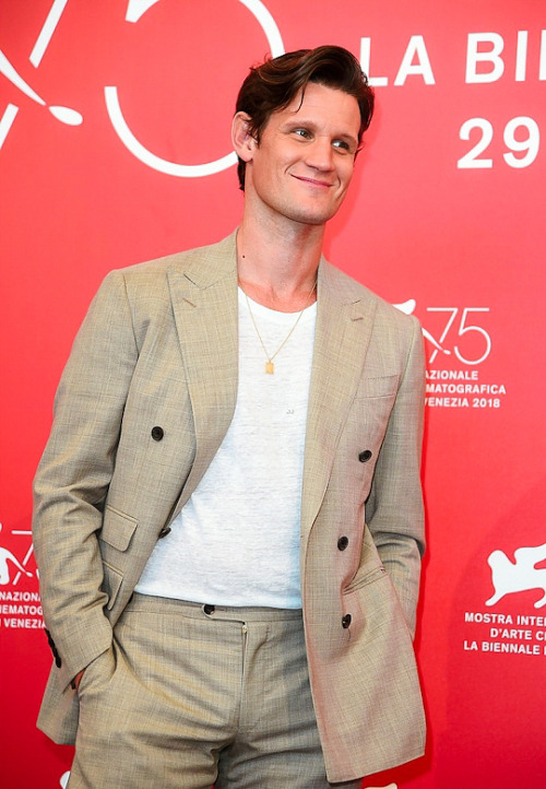 britishtinyblog:MATT SMITH | 75th Venice Film Festival, Italy...