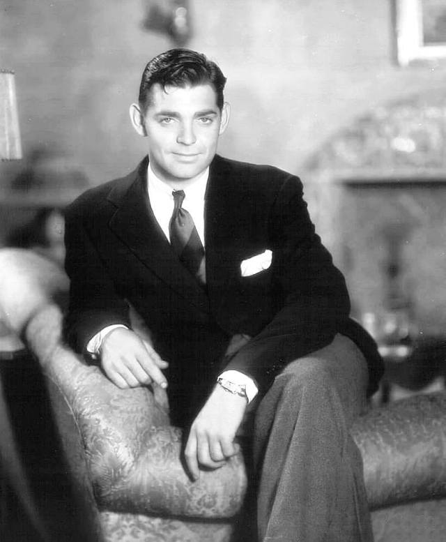 We Had Faces Then — Clark Gable, 1930