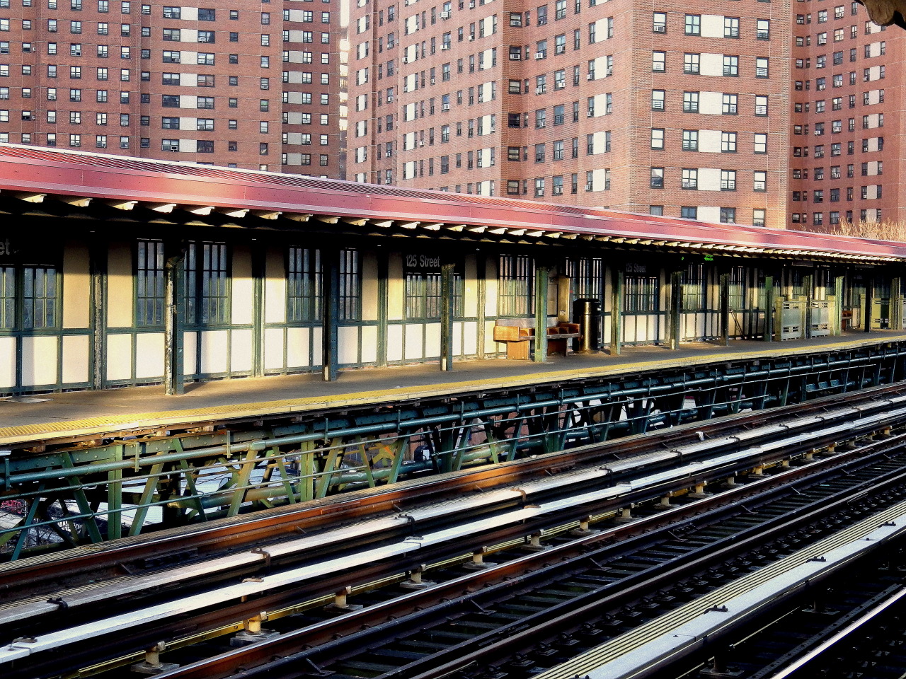 Wandering New York, The 125th Street Station On The No. 1 Line.