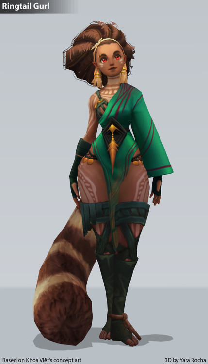 Ringtail Gurl byYara Rocha