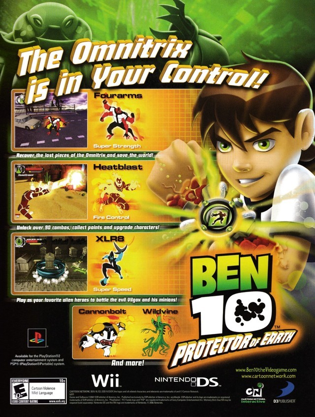 ben 10 protector of earth download psp