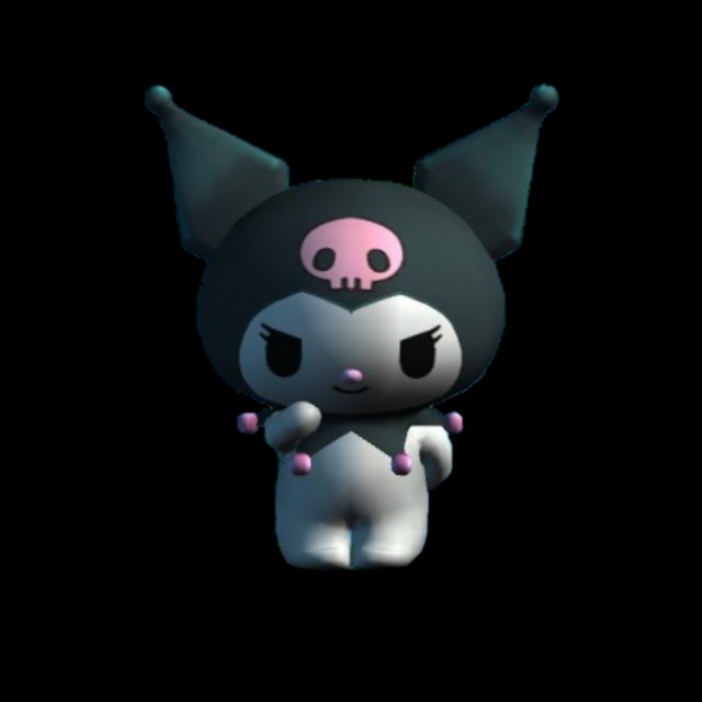 kuromi cow figure