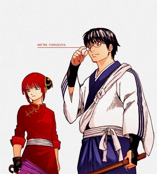 dicennio:gintoki’s children kagura & shinpachi for...