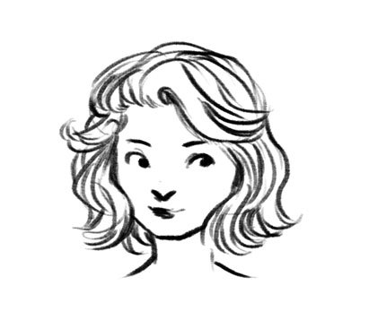 How To Draw Wavy Hair Danal Bjgmc Tb Org
