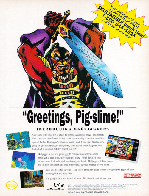 videogameads:SKÜLJAGGERASC GamesSuper NES1992Ask me anything!